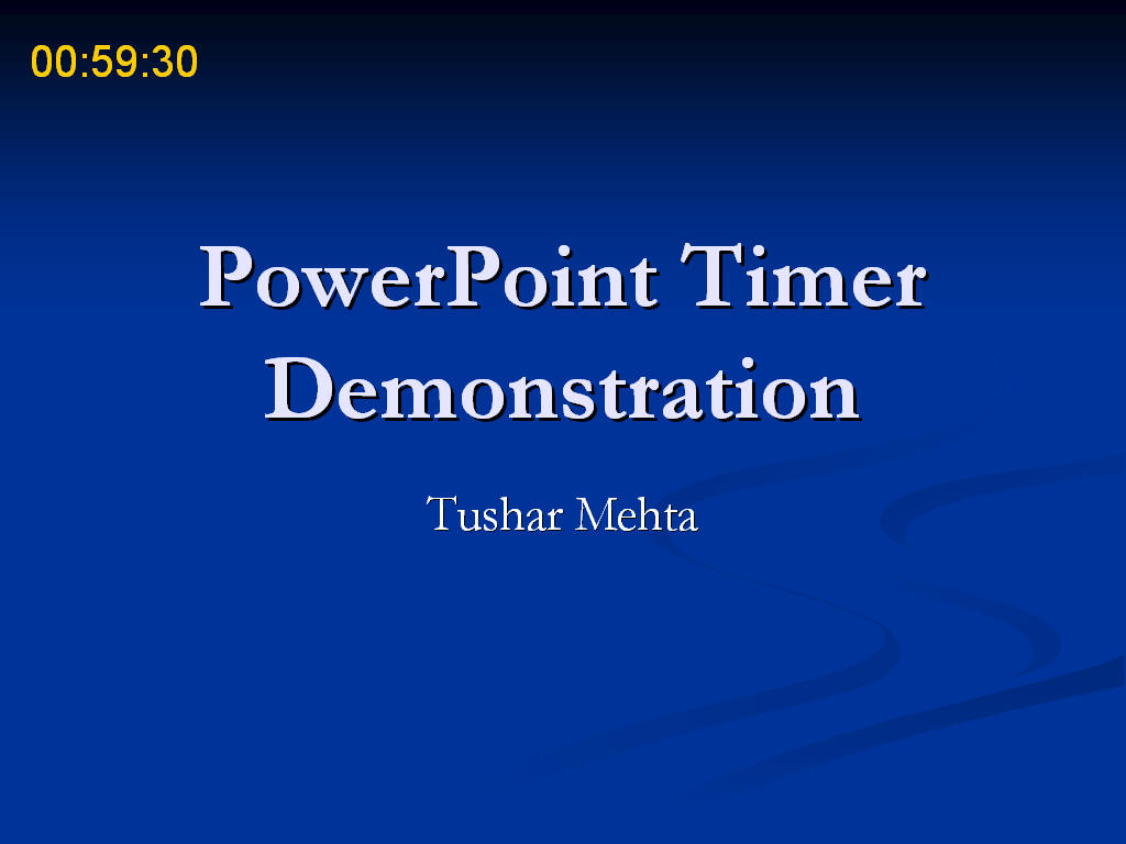 How To Add A Timer To Powerpoint