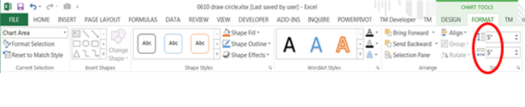 Excel Draw Circle On Chart